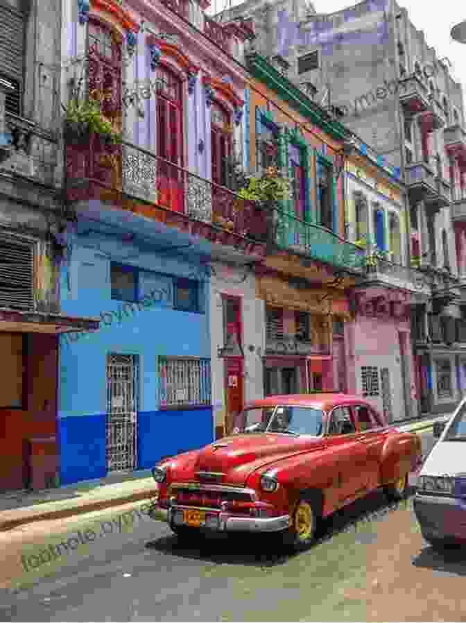 A Colorful Street Scene In Havana, Cuba. Panama And Beyond: Letters From Cuba Panama And Steamship Travel Along The Atlantic And Pacific Coasts