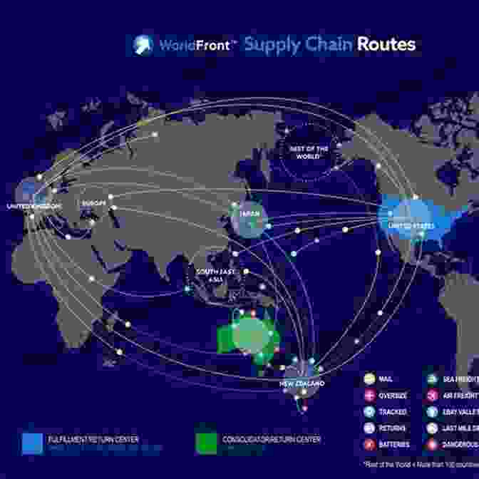 A Complex Map Depicting The Global Fashion Supply Chain, With Arrows Connecting Different Countries And Continents. Fashion Logistics: Insights Into The Fashion Retail Supply Chain