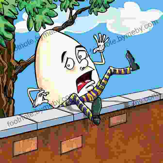 A Dramatic Scene Depicting The Moment Of Humpty Dumpty's Fall, With A Spotlight On The True Perpetrator Who Pushed Humpty Dumpty?: And Other Notorious Nursery Tale Mysteries