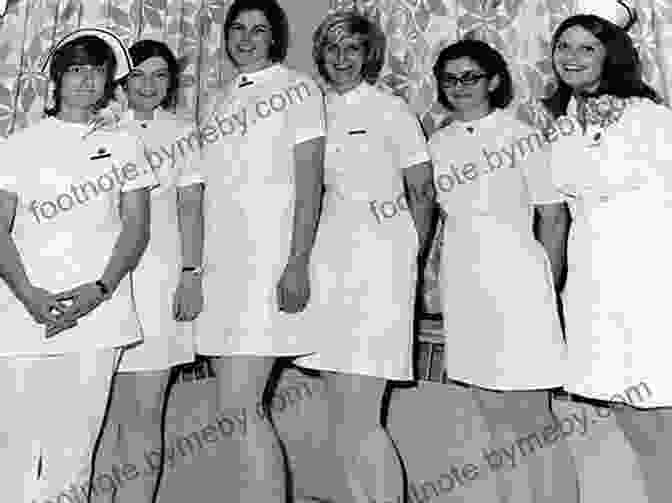 A Group Of Nurses In Training In The 1970s, Wearing Traditional Uniforms And Caps. Hurry Up Nurse: Memoirs Of Nurse Training In The 1970s