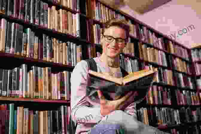 A Man Reading A Book In A Library How To Have Fun Without Internet And Technology ( How To Books)