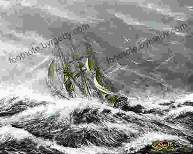 A Painting Depicting A Majestic Clipper Ship Sailing Through Stormy Seas Flying Cloud: The True Story Of America S Most Famous Clipper Ship And The Woman Who Guided Her