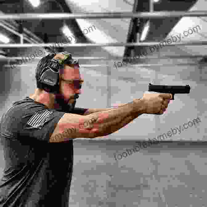 A Person Practicing Live Shooting With A Pistol. Pistol Defense: Building A Solid Foundation For Self Defense Using A Pistol