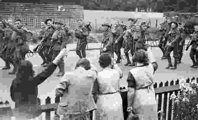 A Photo Of A Group Of Children Waving Goodbye To A Soldier Off To War: Voices Of Soldiers Children