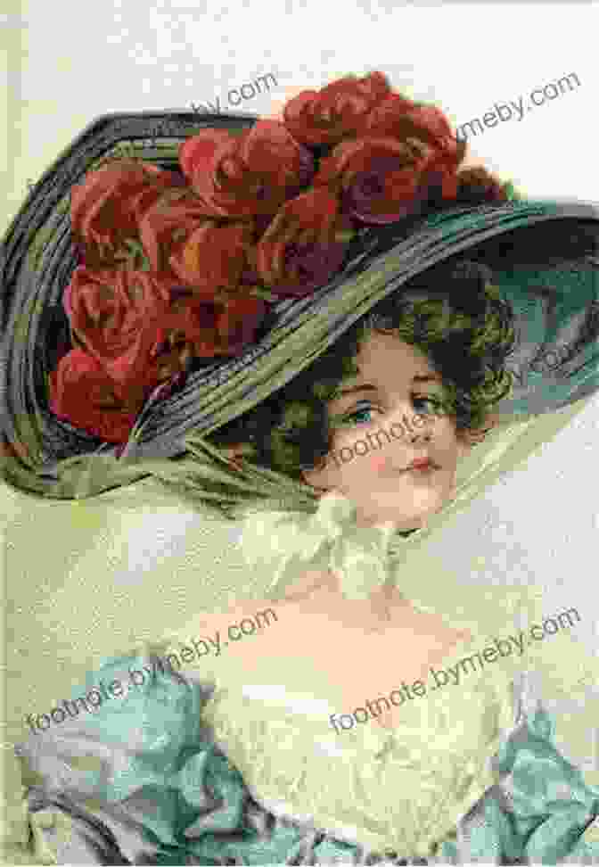 A Portrait Of A Victorian Lady Wearing A Bonnet, Surrounded By Flowers. Nautical Illustrations: 681 Royalty Free Illustrations From Nineteenth Century Sources (Dover Pictorial Archive)