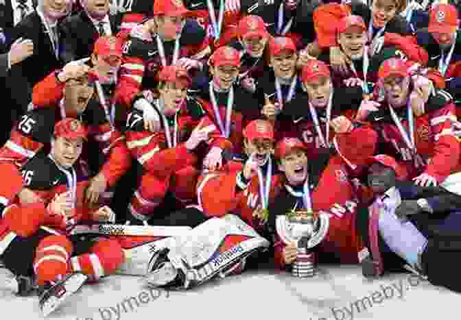 A Team Of Major Junior Hockey Players Celebrating A Victory Future Prospects: An Inside Look At Major Junior Hockey