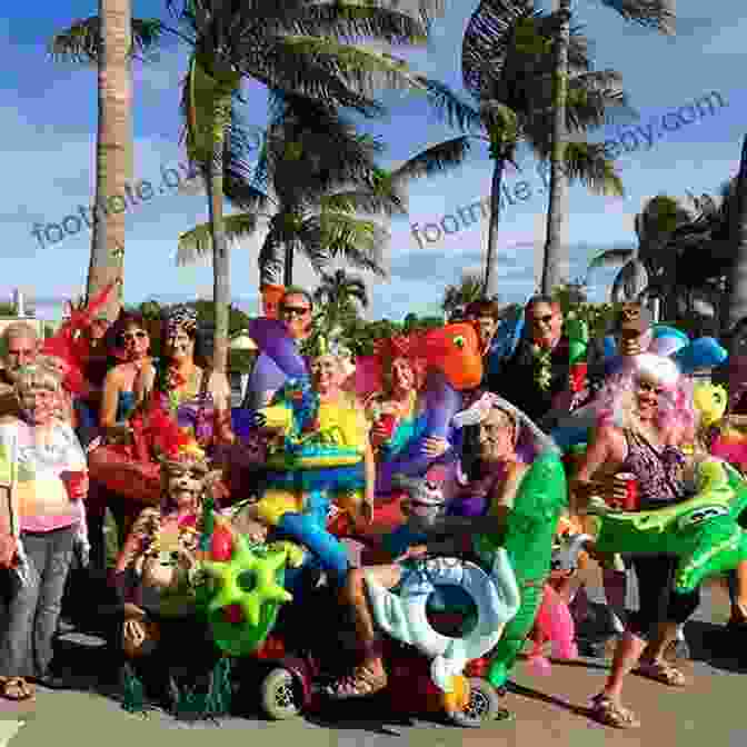 A Vibrant Parade During Key West's Fantasy Fest, Featuring Colorful Costumes And Lively Performances. KEY WEST: See It Before It Sinks