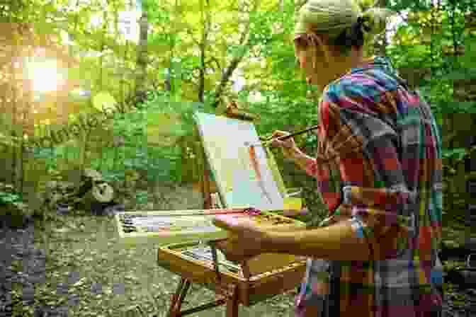 A Woman Painting At An Easel How To Have Fun Without Internet And Technology ( How To Books)