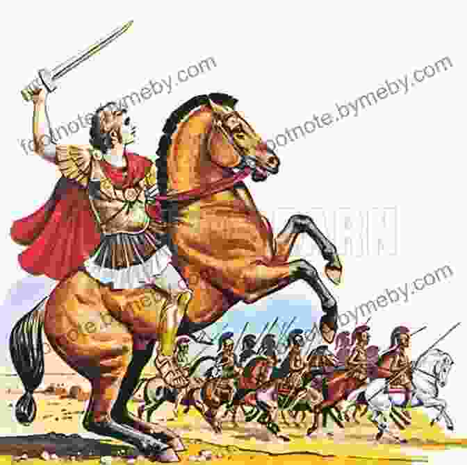 Alexander The Great, A Renowned Military Strategist And Conqueror, Astride His Loyal Steed Bucephalus, Leading His Macedonian Army Into Battle. The Age Of Alexander (Penguin Classics)