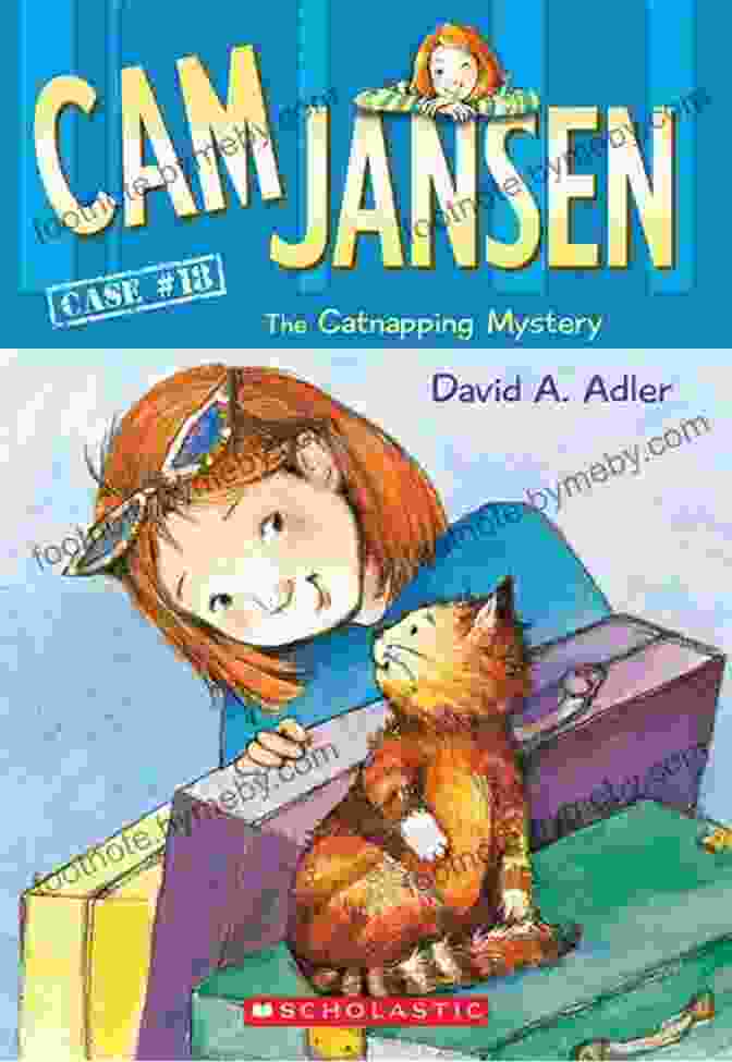 Cam Jansen The Catnapping Mystery Book Cover Featuring Cam Jansen And A Cat On A Leash Cam Jansen: The Catnapping Mystery #18