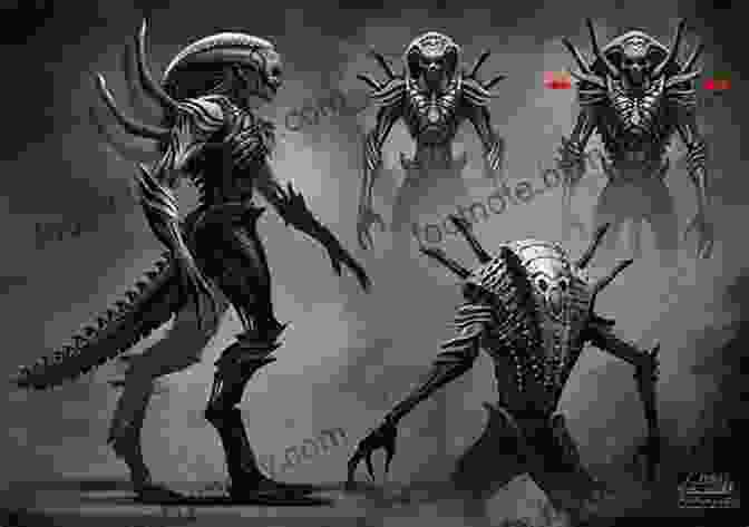 Concept Art For The Xenomorph From 'Alien' The Complete Aliens Omnibus: Volume Two (Genocide Alien Harvest)