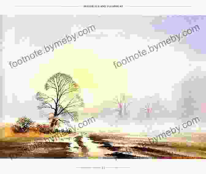 David Bellamy Painting A Watercolour Landscape Featuring A Majestic Sky David Bellamy S Skies Light And Atmosphere In Watercolour