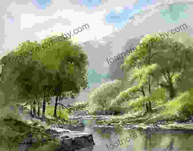 David Bellamy's Watercolor Painting Of A Mountain Landscape With Towering Peaks And A Rushing River David Bellamy S Mountains Moorlands In Watercolour