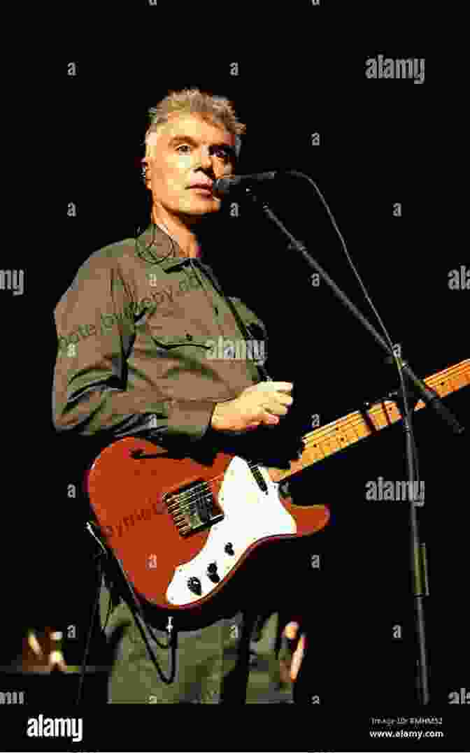 David Byrne Performing On Stage Bicycle Diaries David Byrne