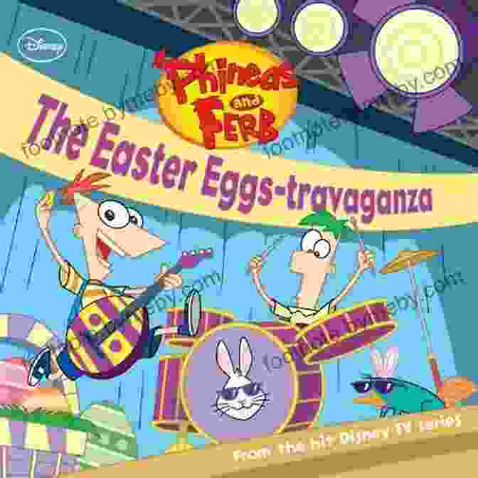 Disney Easter Eggs Travaganza Storybook Ebook Cover Phineas And Ferb: The Easter Eggs Travaganza (Disney Storybook (eBook))