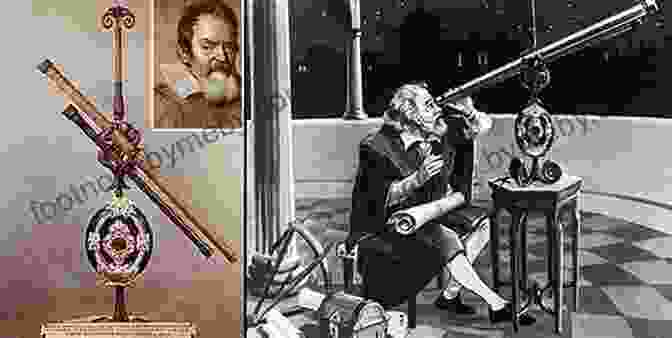 Galileo Galilei Pointing A Telescope Towards The Night Sky Galileo: Watcher Of The Skies