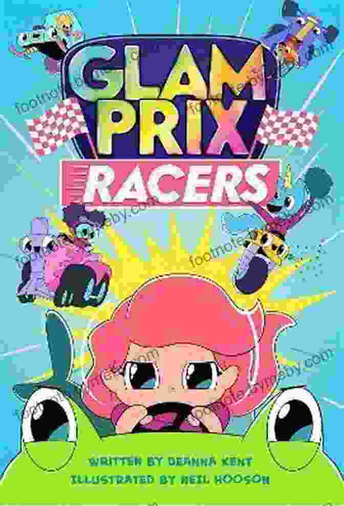 Glam Prix Racers Book Cover Featuring Five Girls In Racing Suits And Helmets Glam Prix Racers Deanna Kent