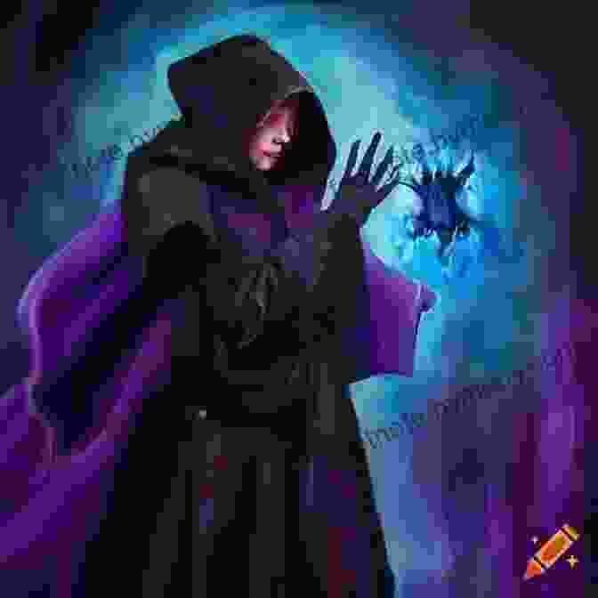 Illustration Of Maldred The Malicious, A Sinister Sorcerer With Glowing Eyes And A Menacing Grin The Crook And The Crown (Mermaid Tales 13)