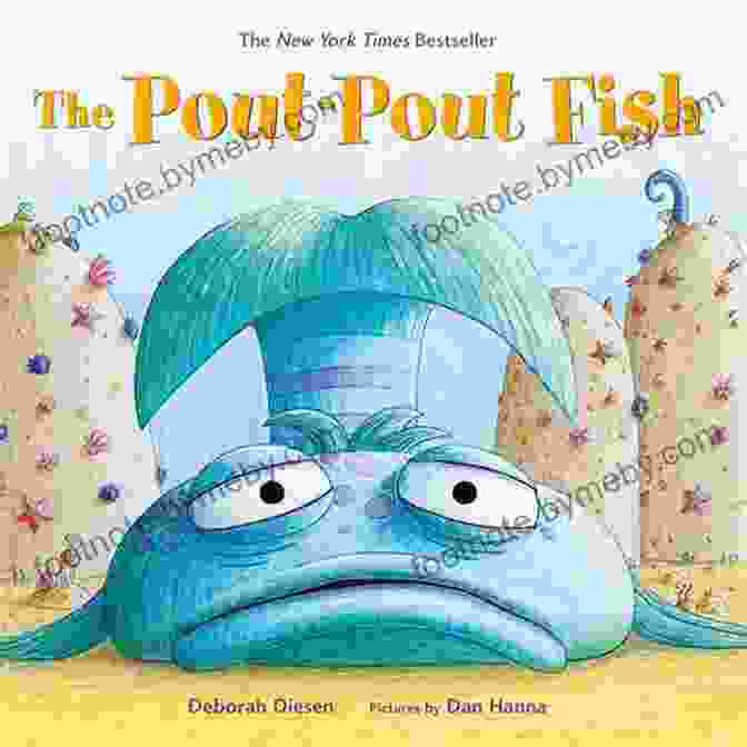 Illustration Of Pout Pout Fish With A Big Frown, Surrounded By Fish Swimming Away The Not Very Merry Pout Pout Fish (A Pout Pout Fish Adventure)