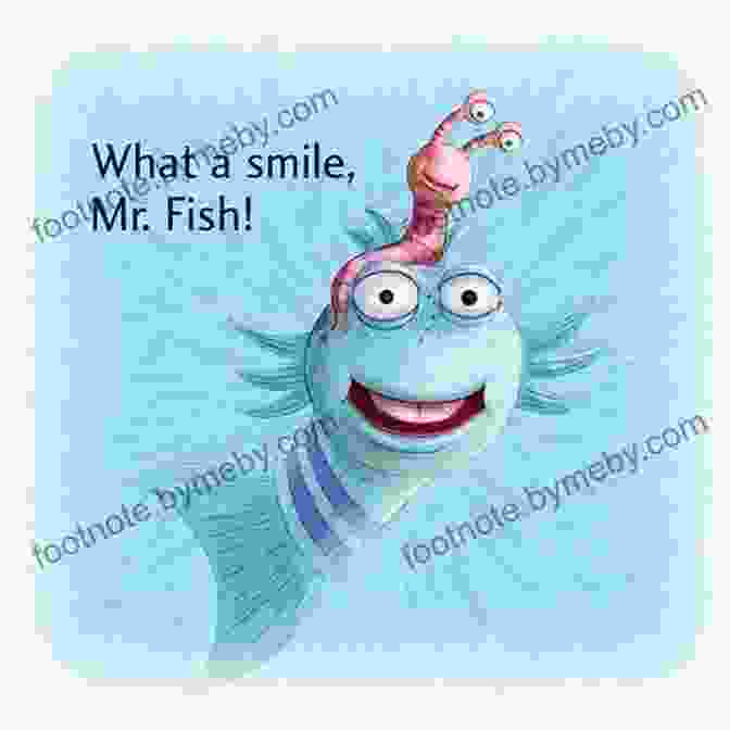 Illustration Of Pout Pout Fish With A Big Smile, Swimming With Other Happy Fish The Not Very Merry Pout Pout Fish (A Pout Pout Fish Adventure)