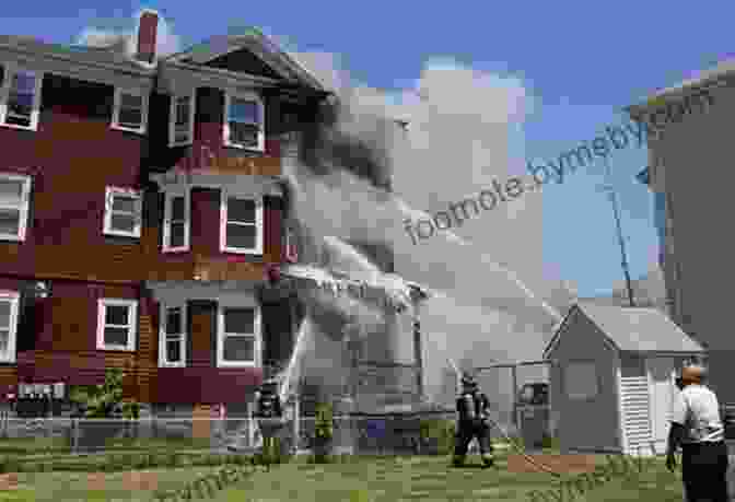 Image Of Flames Engulfing Buildings During The Fall River Fires Historic Fires Of Fall River (Disaster)