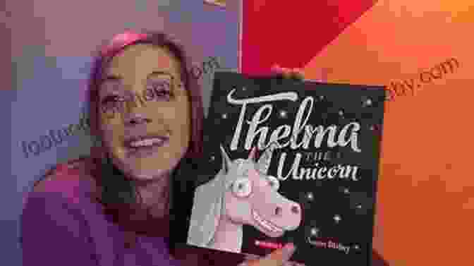 Jenuwin The Unicorn Interacting With A Group Of Children, Sharing Stories And Inspiring Their Imaginations JenUwin The Traveling Unicorn: A Unicorn Kids About Travel For Unicorn Fans Of All Ages (JenUwin The Unicorn 1)