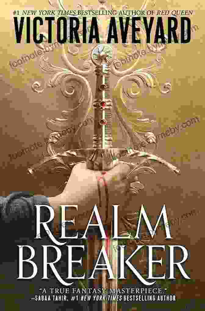 Realm Breaker Book Cover Featuring A Young Woman With Long, Flowing Hair And A Magical Sword In Hand, Surrounded By A Swirling Vortex Of Colors Realm Breaker Victoria Aveyard