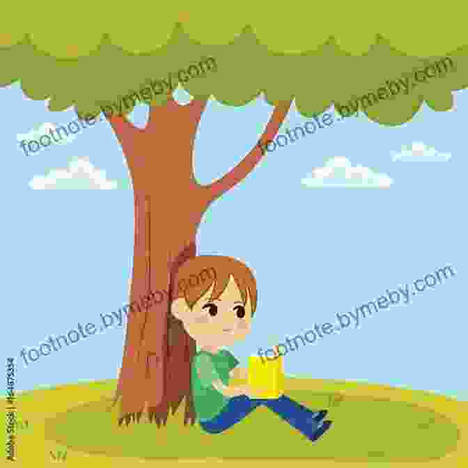 Silas Oaktree Sitting Under A Tree, Reading A Book Cold Case: A Silas Oaktree Short Story (Silas Oaktree Series)