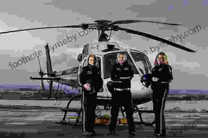 Team Of Flight Nurses Working Together In A Helicopter Operation Flight Nurse: Real Life Medical Emergencies