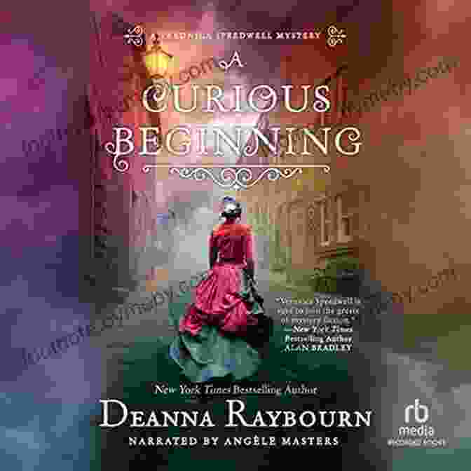 The Cover Of The Novel 'Curious Beginning' By Deanna Raybourn, Featuring A Vibrant Illustration Of A Butterfly And A Woman In A Victorian Dress. A Curious Beginning (A Veronica Speedwell Mystery 1)