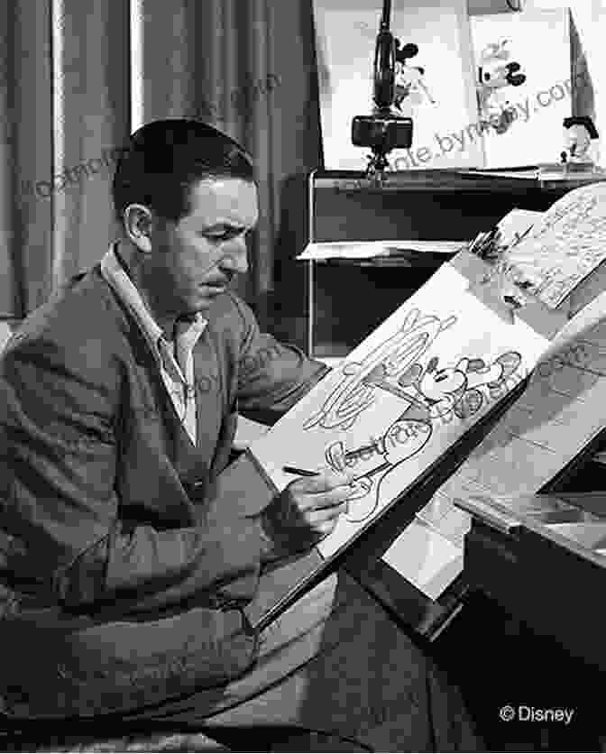 Walt Disney Sketching Mickey Mouse, Showcasing The Genesis Of Disney Animation Mouse Under Glass: Secrets Of Disney Animation And Theme Parks