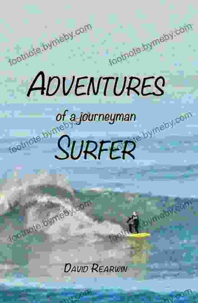 Water Music: Adventures Of A Journeyman Surfer Book Cover Featuring A Surfer Riding A Wave With A Guitar In Hand Water Music: Adventures Of A Journeyman Surfer